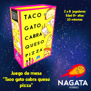 Taco Gata Cabra Queso Pizza