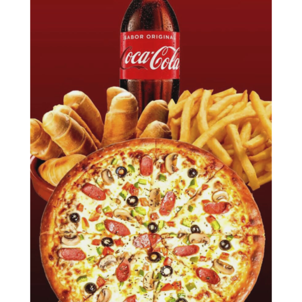 Súper Combo Pizza Familiar 38cm